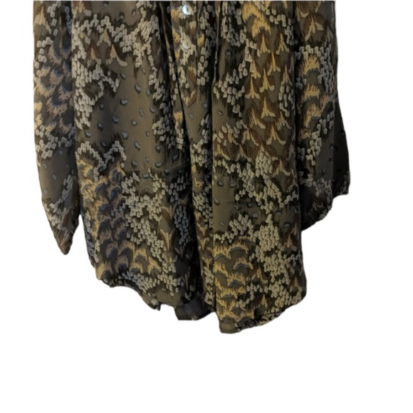 Anthropologie Heartloom 100% Silk Cold Shoulder Top Size XS - Picture 8 of 13